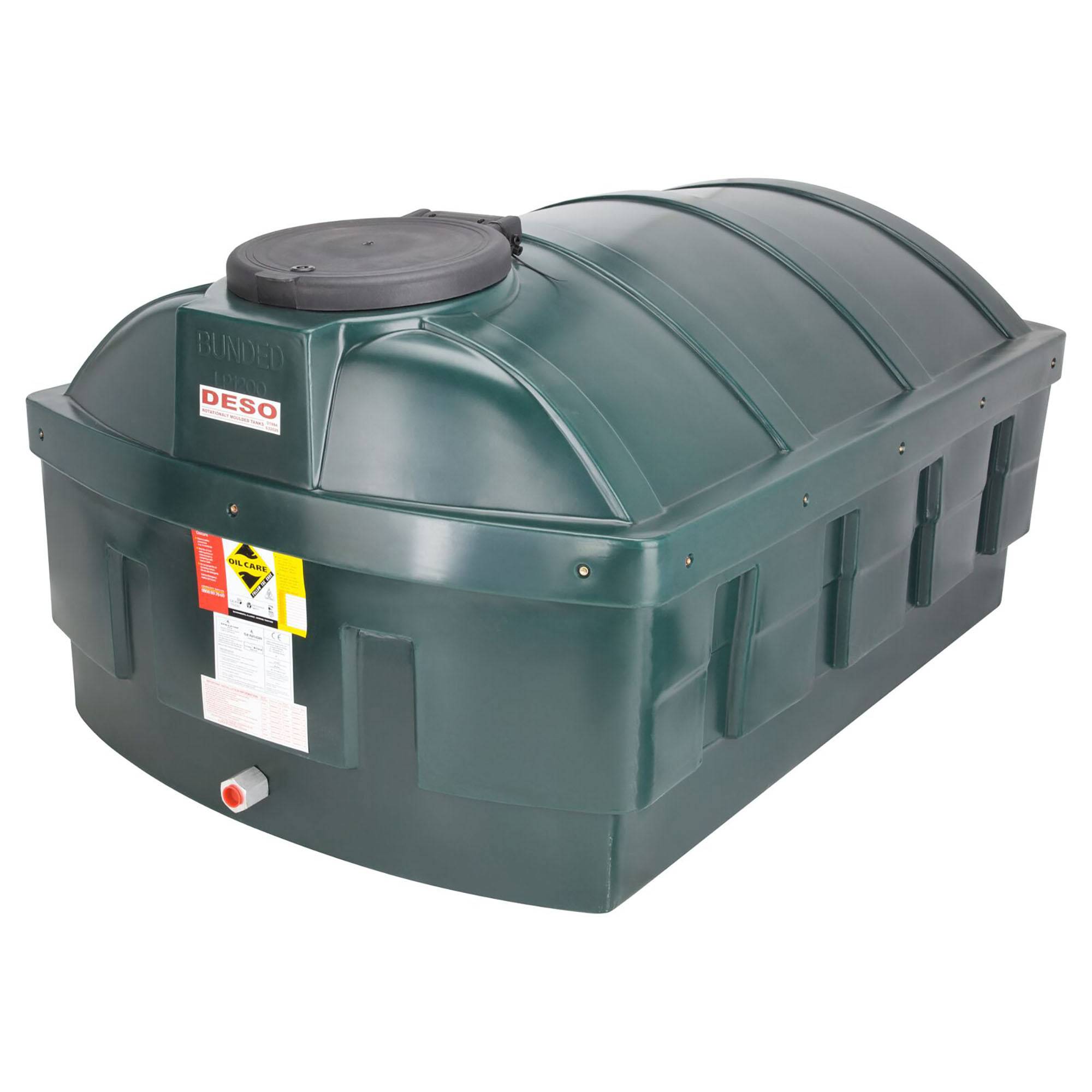 Deso LP1200BT Low Profile Bunded Oil Tank | Tanks R Us