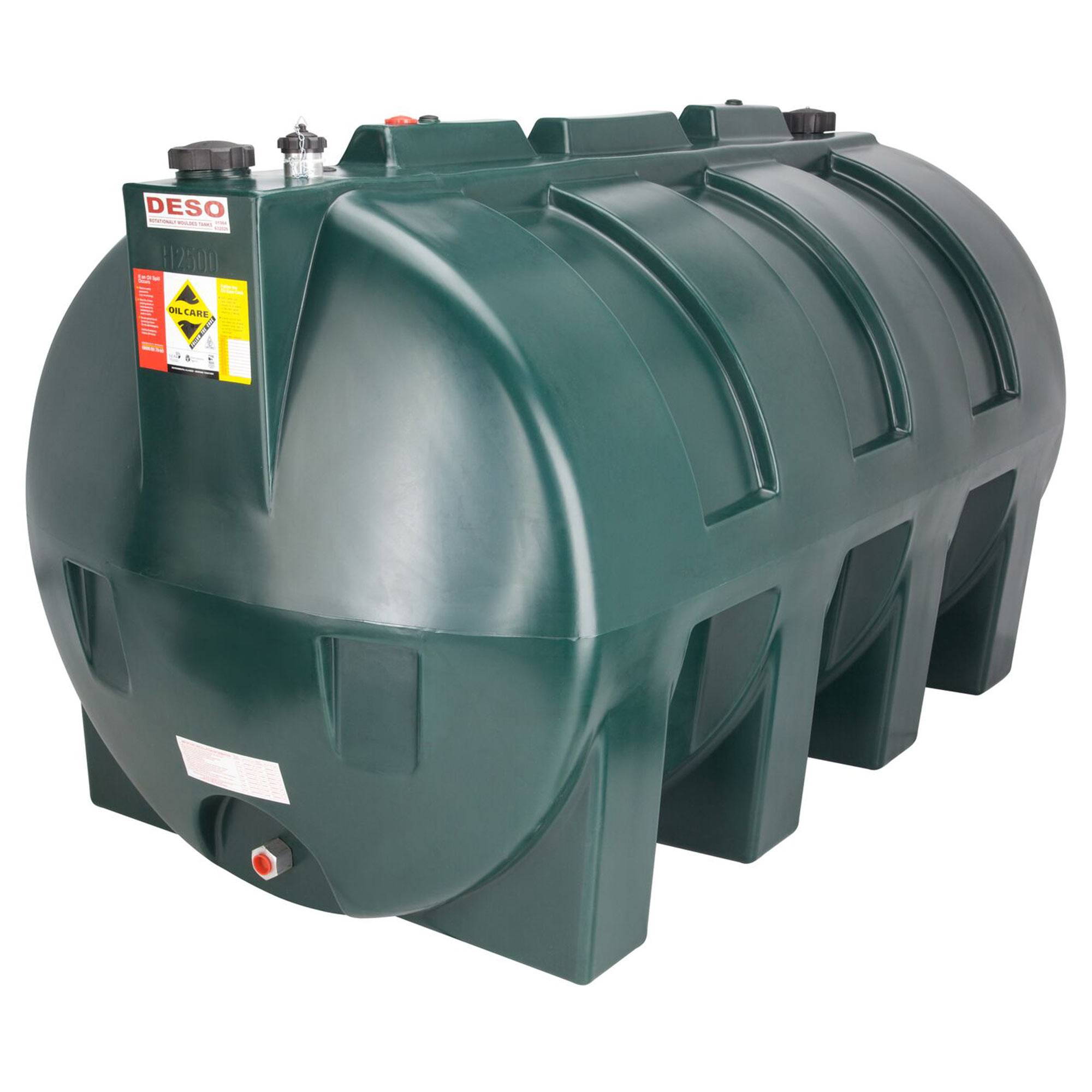 Deso H2500T Horizontal Single Skin Oil Tank | Tanks R Us