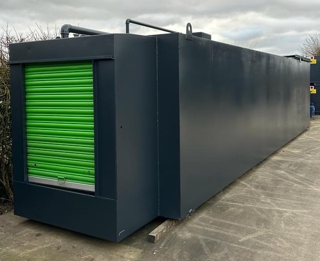 30000 Litre Horizontal Rectangular Bunded Refurbished Diesel Tank